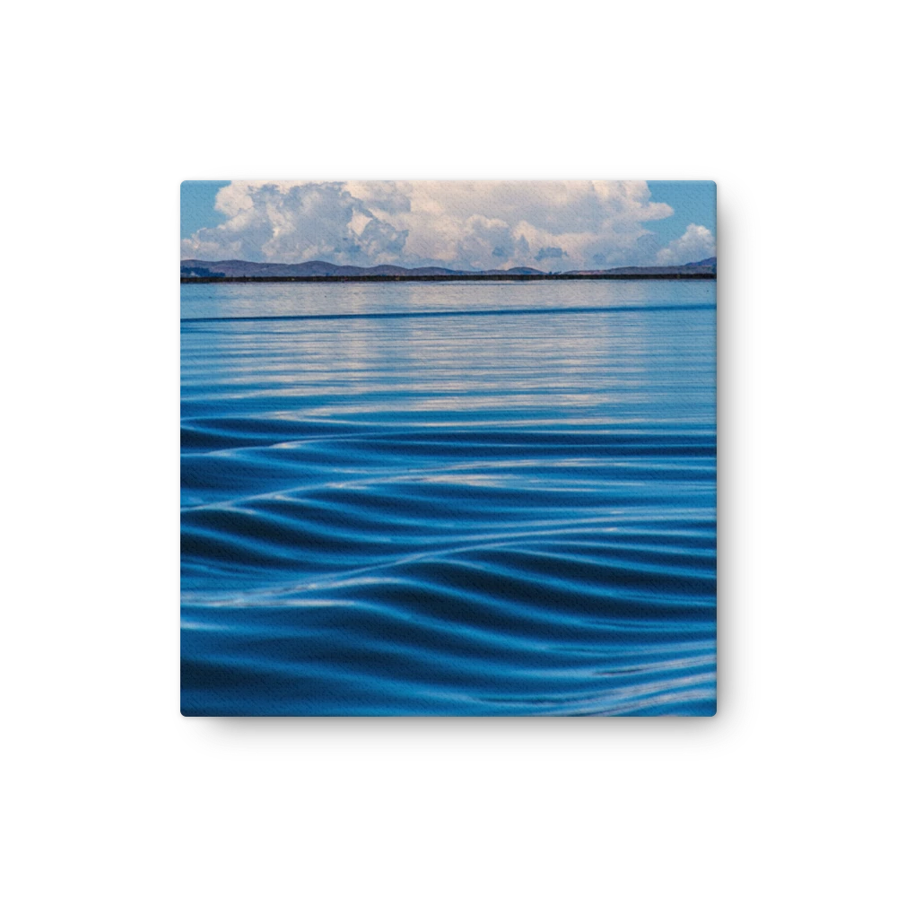 Ripple-Lake Titicaca, Peru on Canvas