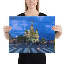Load image into Gallery viewer, Saint Basil&#39;s Cathedral, Moscow on Canvas