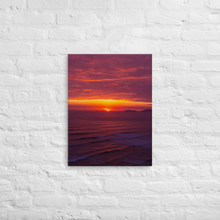 Load image into Gallery viewer, Sunset in Lima on Canvas