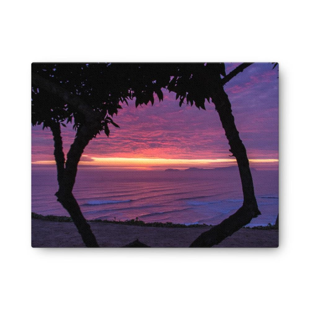 Sunset in Lima, Peru on Canvas