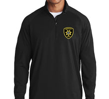 Load image into Gallery viewer, DEPUTY 1/2 ZIP Pullover w/ embroidered patch (ALL EMBROIDERY ITEMS ARE PRODUCED AND SHIPPED ONCE A YEAR IN APRIL, DUE TO MINIMUM ORDER REQUIREMENTS BY THE EMBROIDERER. ORDERS WILL ONLY BE ACCEPTED JANUARY-MARCH)