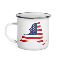 Load image into Gallery viewer, New York State Enamel Mug