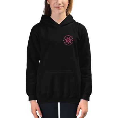 Nassau Deputy Breast Cancer Ribbon Kids Hoodie