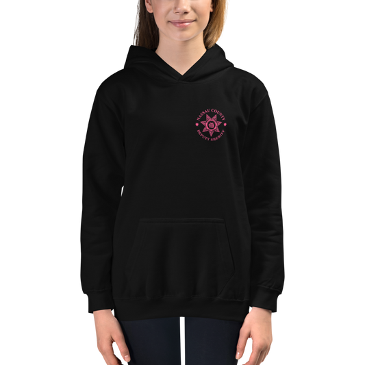 Nassau Deputy Breast Cancer Ribbon Kids Hoodie