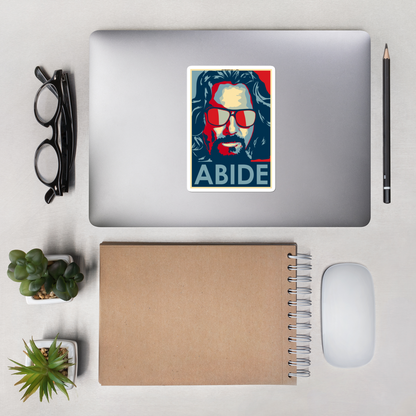 Dude ABIDES. Bubble-free stickers