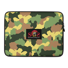 Load image into Gallery viewer, Woodland Camo Laptop Sleeve