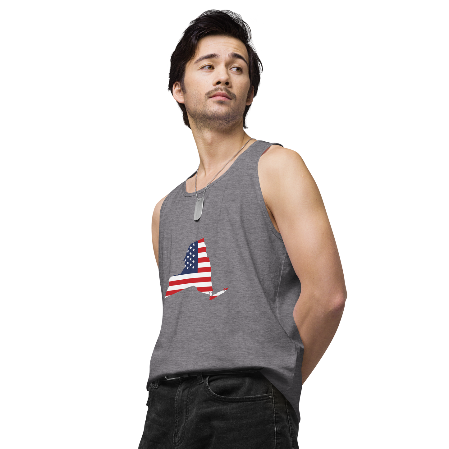 NY State of Mind Men’s premium tank top