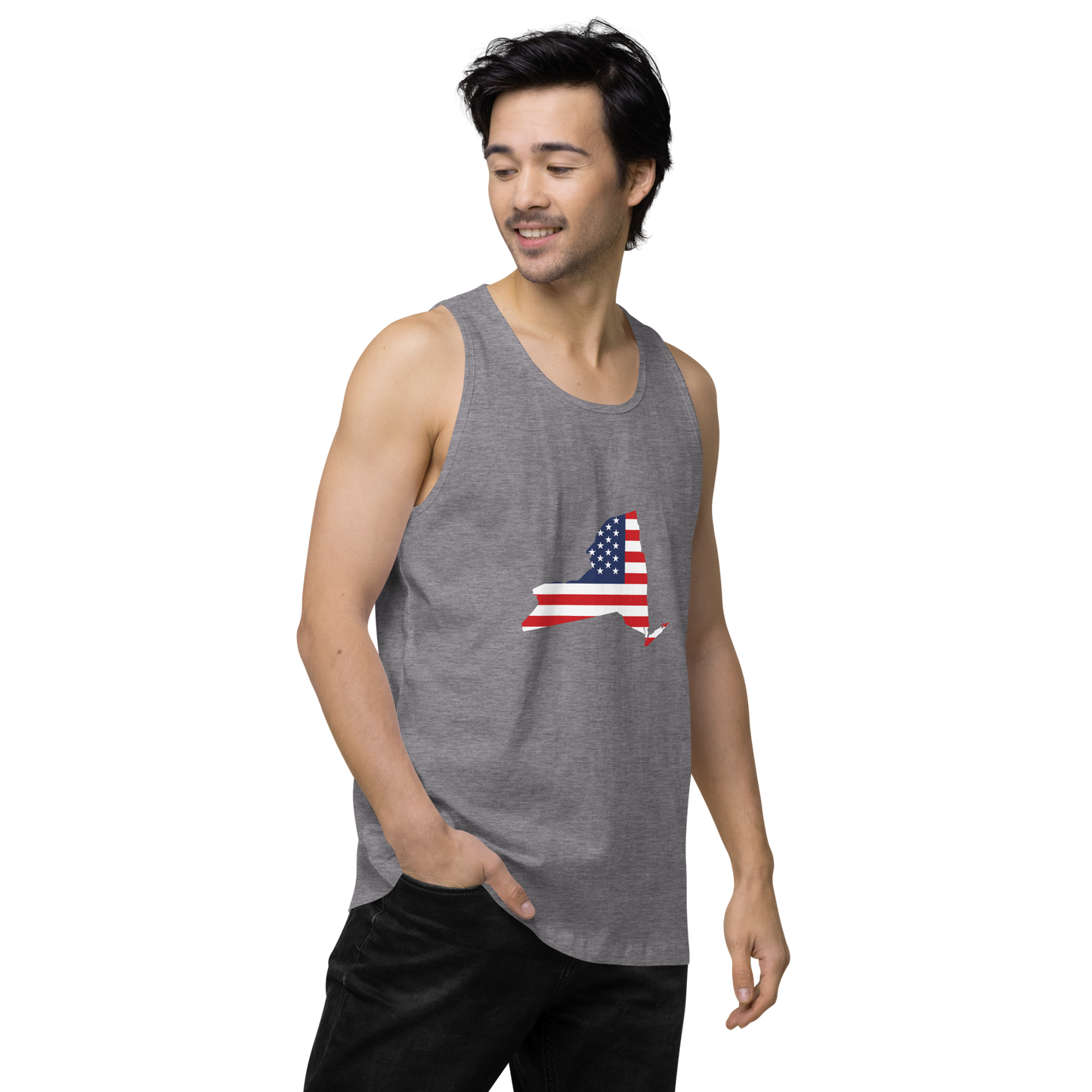 NY State of Mind Men’s premium tank top