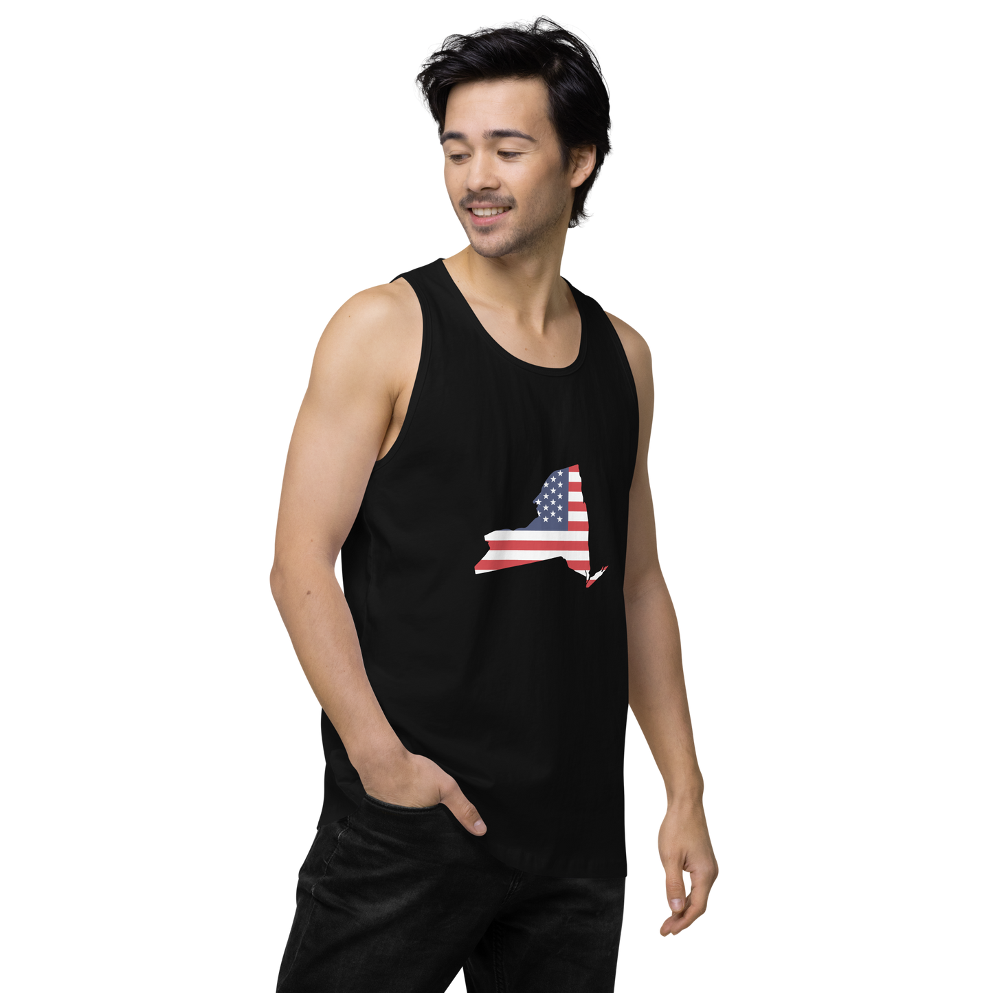 NY State of Mind Men’s premium tank top