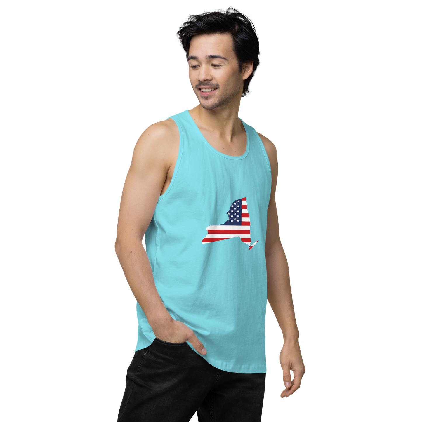 NY State of Mind Men’s premium tank top