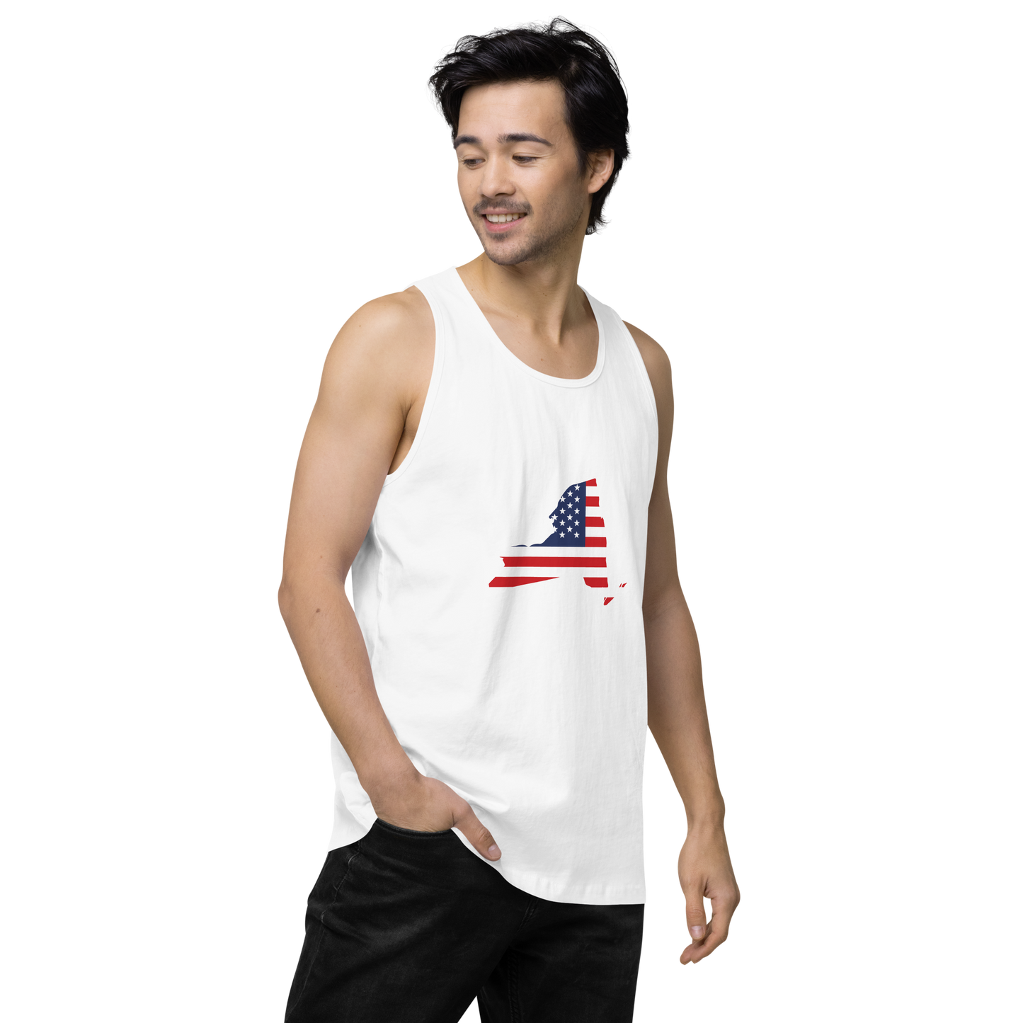 NY State of Mind Men’s premium tank top