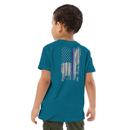 Deputy Sheriff KIDS Thin Blue Line cotton Youth t-shirt