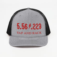 Load image into Gallery viewer, 5.56/.223 Tap and Rack Trucker Hat