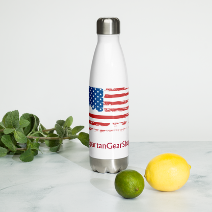 American Flag Stainless Steel Water Bottle