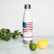 Load image into Gallery viewer, American Flag Stainless Steel Water Bottle