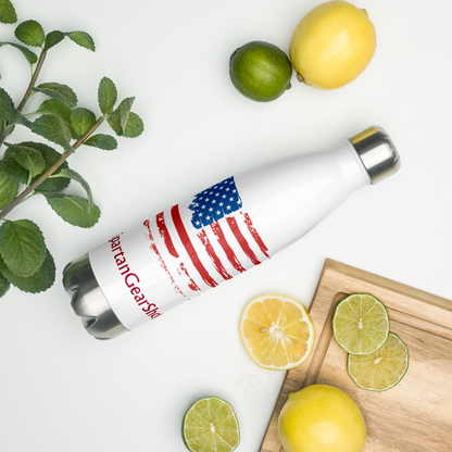 American Flag Stainless Steel Water Bottle