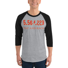 Load image into Gallery viewer, 5.56/.223 Tap and Rack Baseball Tee