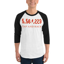 Load image into Gallery viewer, 5.56/.223 Tap and Rack Baseball Tee