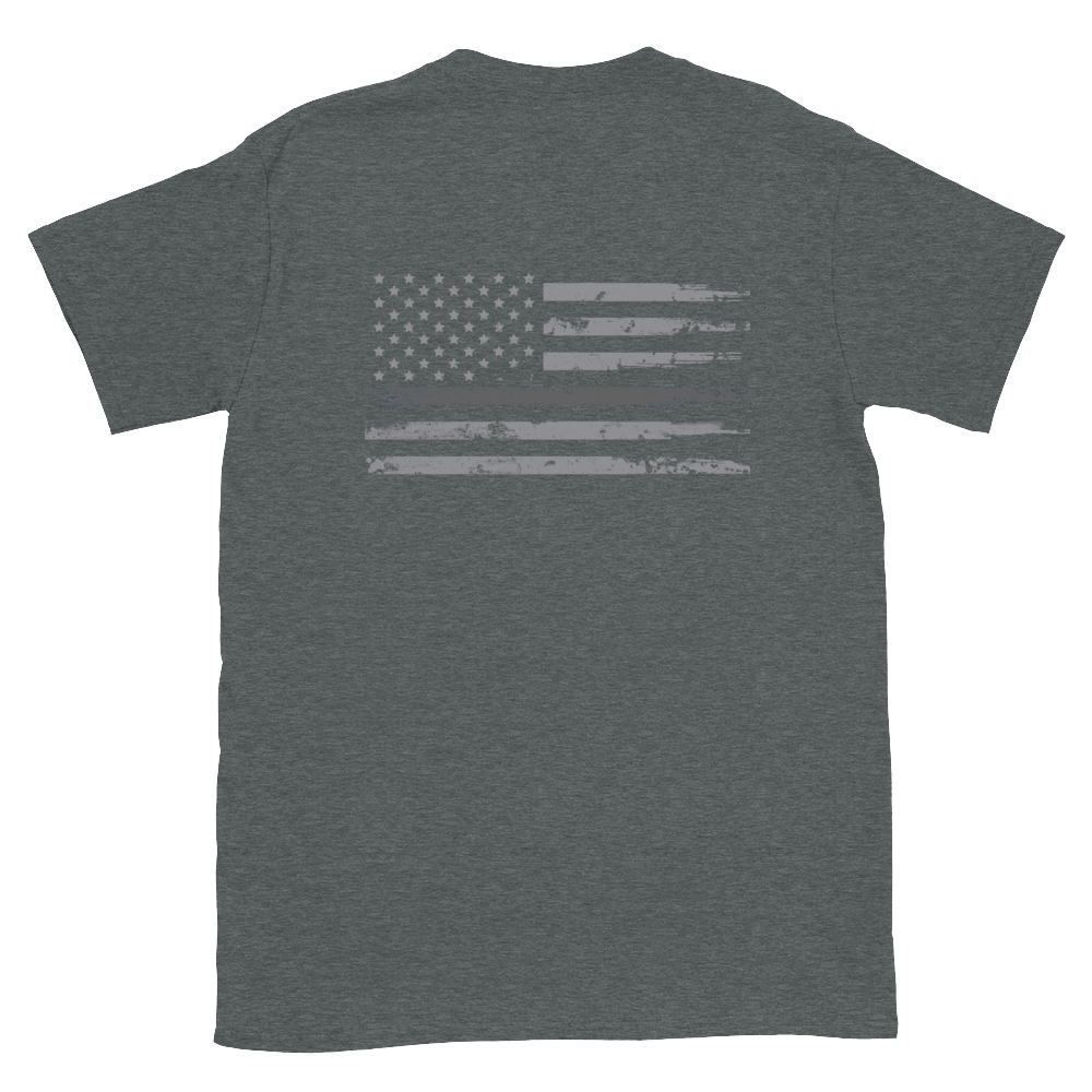 Nassau Sherriff Gray Line Short-Sleeve Unisex T-Shirt