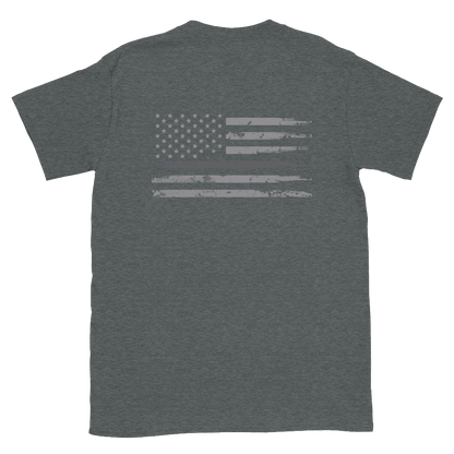 Nassau Sherriff Gray Line Short-Sleeve Unisex T-Shirt