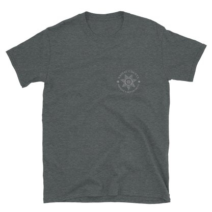 Nassau Sherriff Gray Line Short-Sleeve Unisex T-Shirt