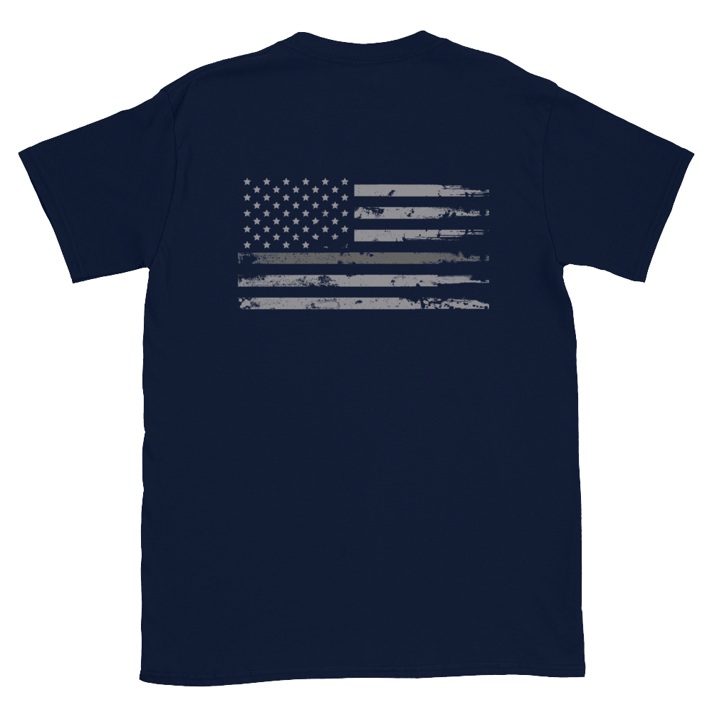 Nassau Sherriff Gray Line Short-Sleeve Unisex T-Shirt