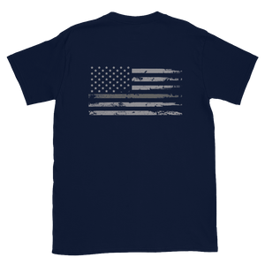 Nassau Sherriff Gray Line Short-Sleeve Unisex T-Shirt