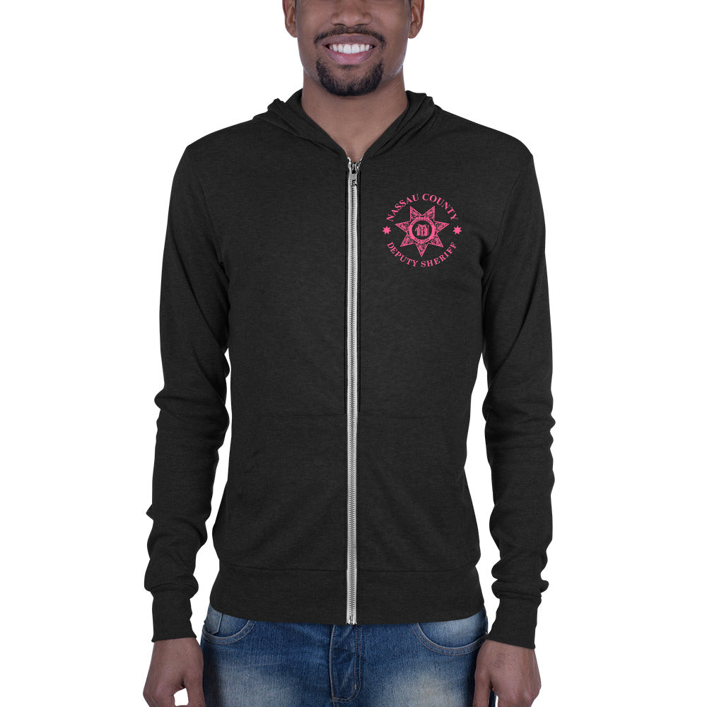 Nassau Deputy Sheriff Breast Cancer PINK RIBBON Hoodie