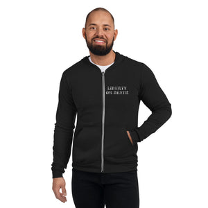 LIBERTY OR DEATH Unisex ZIP hoodie