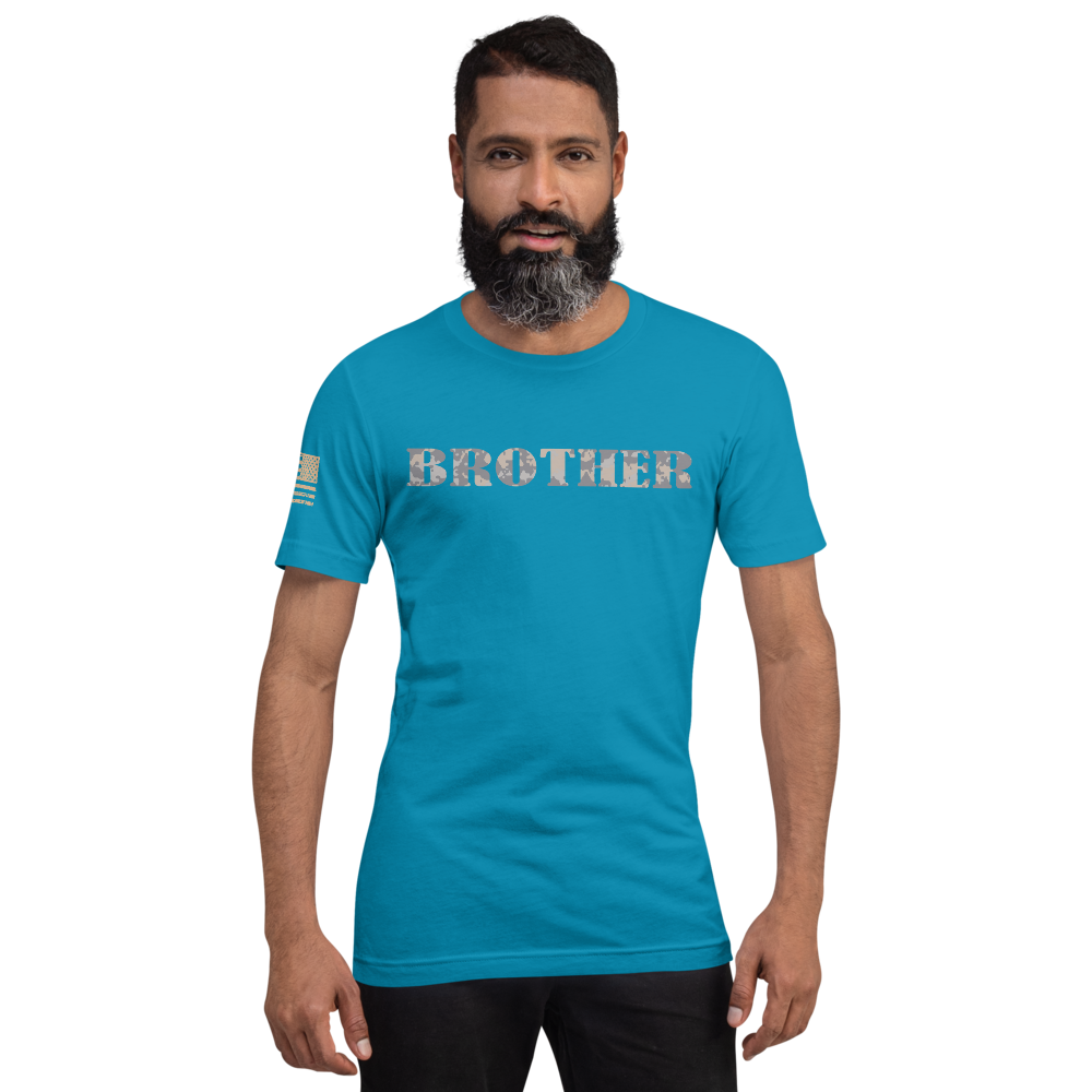 BROTHER Multi-Cam Gray Military Support T-Shirt