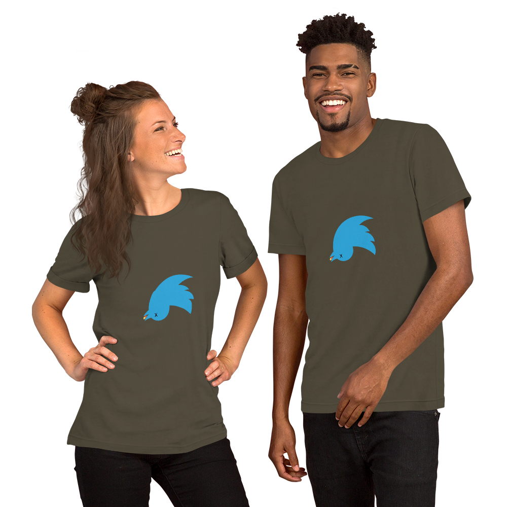 Goodbye Twitter Short-Sleeve Unisex T-Shirt