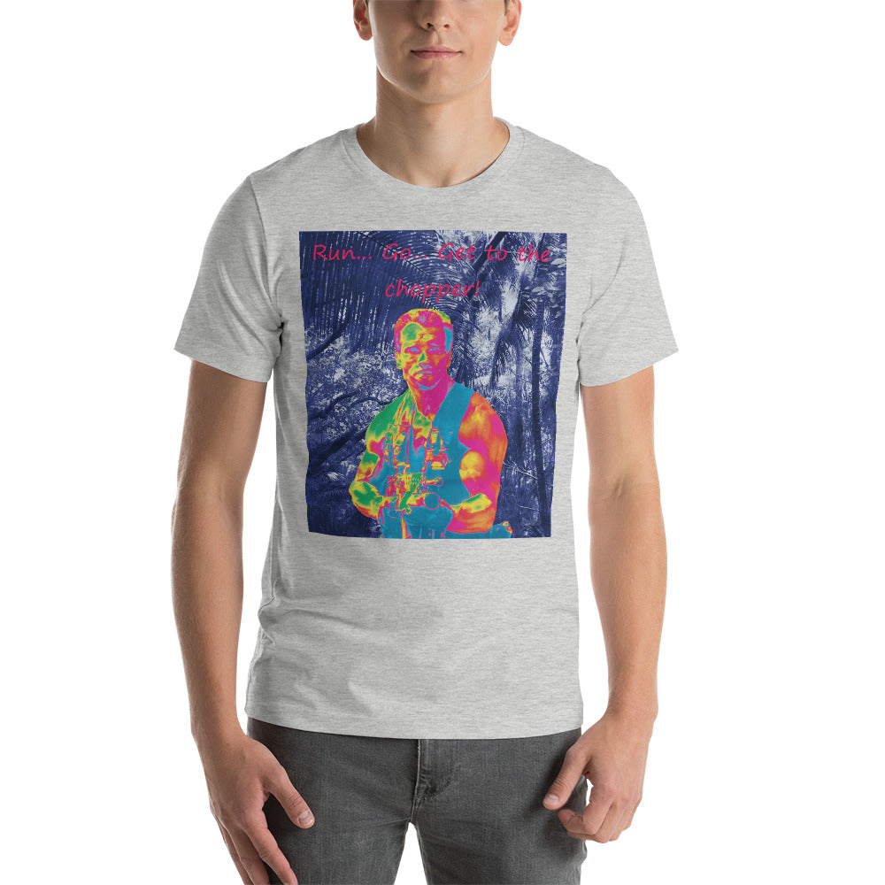 GET TO THE CHOPPER! Predator Infrared Short-Sleeve Unisex T-Shirt