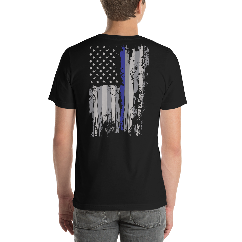 Nassau County Deputy Sheriff Thin Blue Line T-Shirt (No Flag Sleeve)