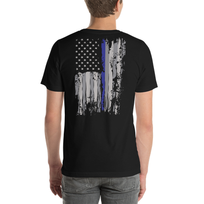 Nassau County Deputy Sheriff Thin Blue Line T-Shirt (No Flag Sleeve)