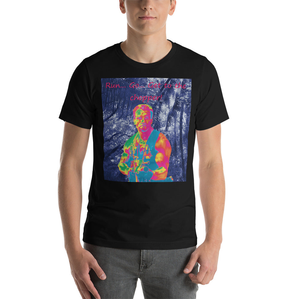 GET TO THE CHOPPER! Predator Infrared Short-Sleeve Unisex T-Shirt