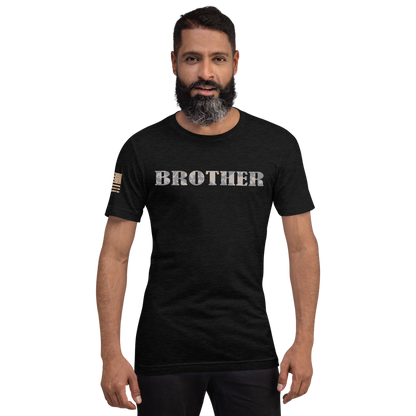 BROTHER Multi-Cam Gray Military Support T-Shirt