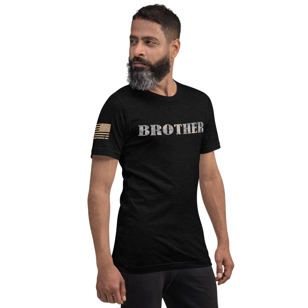 BROTHER Multi-Cam Gray Military Support T-Shirt