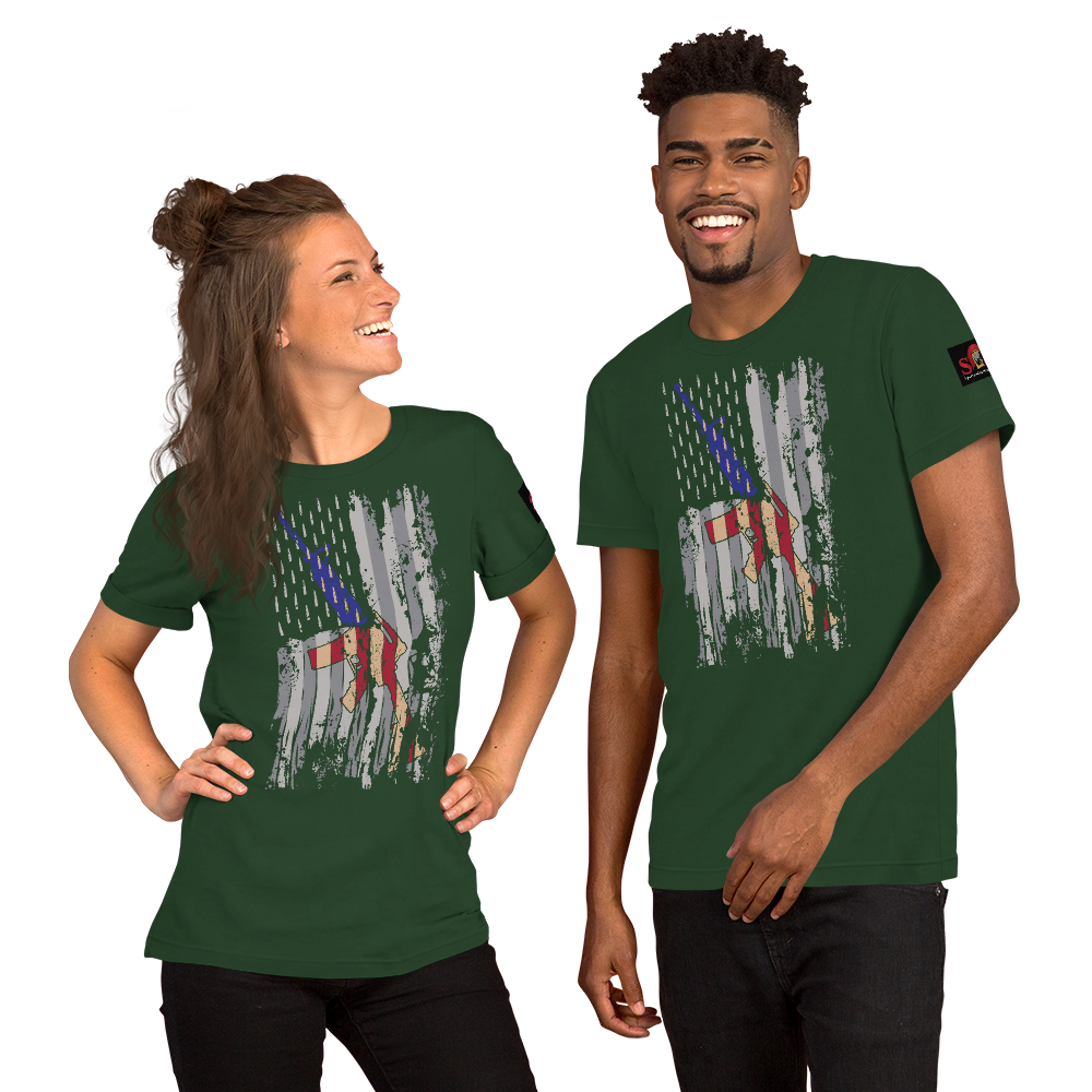 AR-15 Flag Short-Sleeve Unisex T-Shirt