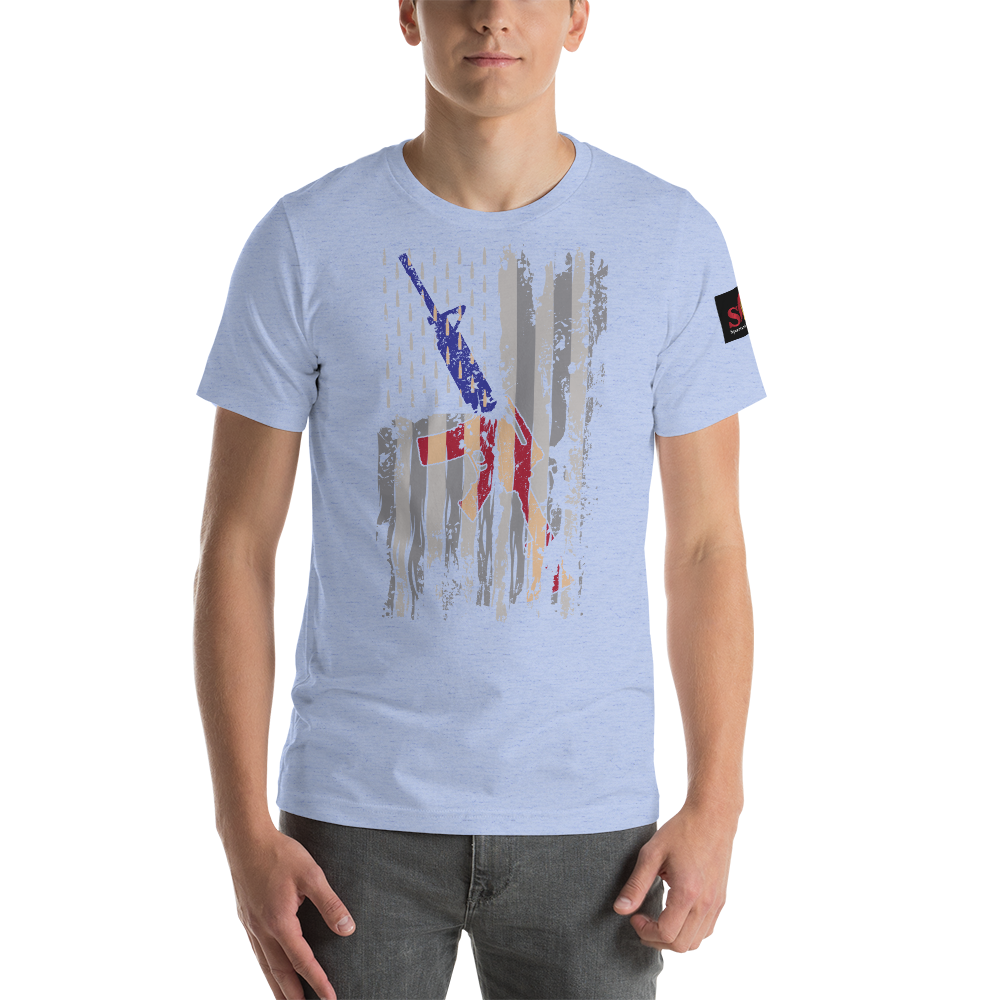 AR-15 Flag Short-Sleeve Unisex T-Shirt