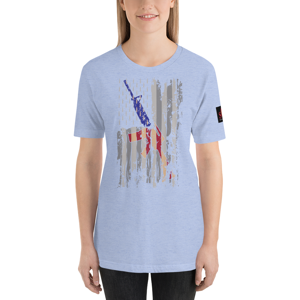 AR-15 Flag Short-Sleeve Unisex T-Shirt