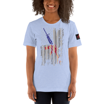 AR-15 Flag Short-Sleeve Unisex T-Shirt