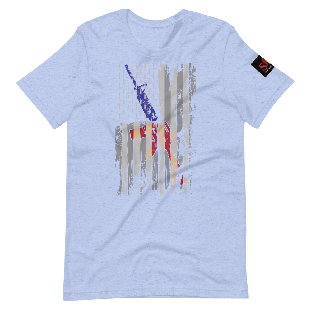 AR-15 Flag Short-Sleeve Unisex T-Shirt