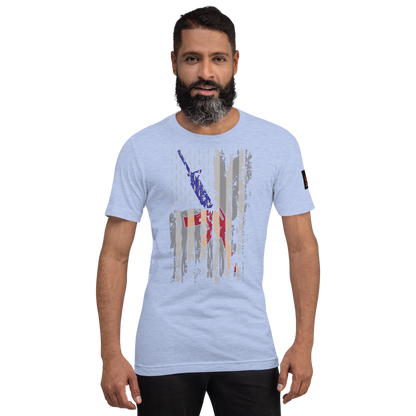 AR-15 Flag Short-Sleeve Unisex T-Shirt