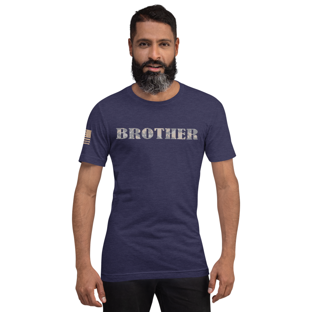 BROTHER Multi-Cam Gray Military Support T-Shirt