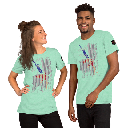 AR-15 Flag Short-Sleeve Unisex T-Shirt