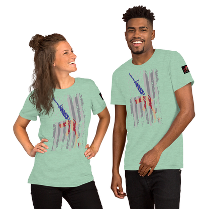 AR-15 Flag Short-Sleeve Unisex T-Shirt