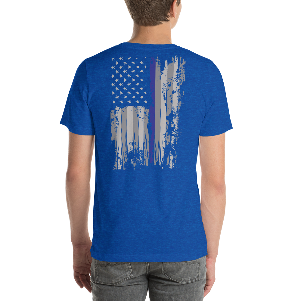 Nassau County Deputy Sheriff Thin Blue Line T-Shirt (No Flag Sleeve)