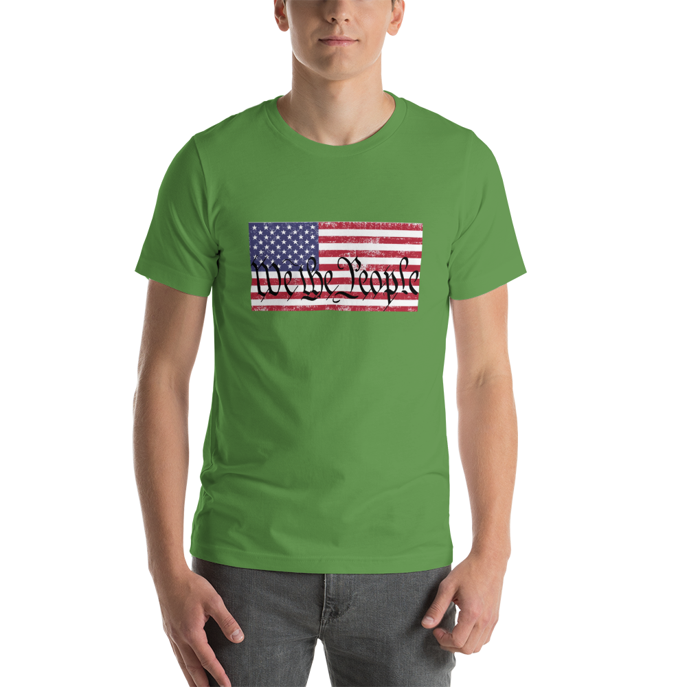 WE THE PEOPLE, American Flag Short-Sleeve Unisex T-Shirt