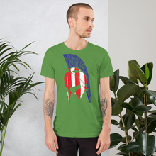 Load image into Gallery viewer, SPARTAN SIGNATURE Red White &amp; Blue Short-Sleeve Unisex T-Shirt