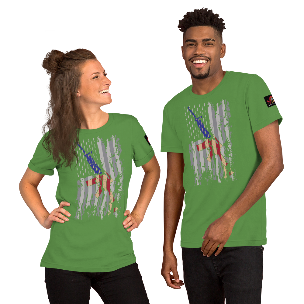 AR-15 Flag Short-Sleeve Unisex T-Shirt